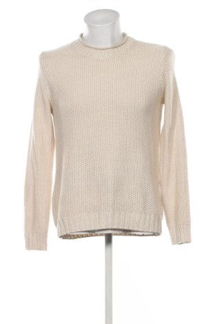 Męski sweter H&M, Rozmiar M, Kolor ecru, Cena 47,99 zł, #137387060
