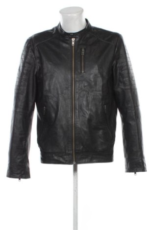 Herren Lederjacke Jack & Jones, Größe XL, Farbe Schwarz, Preis 189,00 €, #137341215