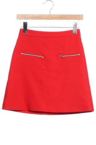 Spódnica Zara, Rozmiar XXS, Kolor Czerwony, Cena 45,17 zł, #137375573