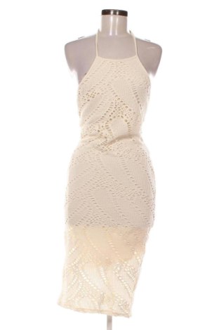 Φόρεμα Bershka, Μέγεθος S, Χρώμα Εκρού, Τιμή 23,00 €, #137359791