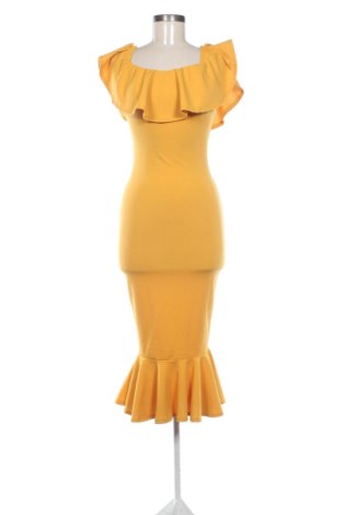 Kleid Fashion nova, Größe XXS, Farbe Gelb, Preis 28,00 €, #137372461