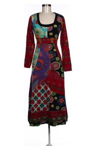 Šaty  Desigual, Velikost M, Barva Vícebarevné, Cena  2 746,00 Kč, #137385097