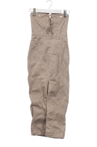 Рокля Bershka, Размер XS, Цвят Бежов, Цена 16,36 €, #137394877