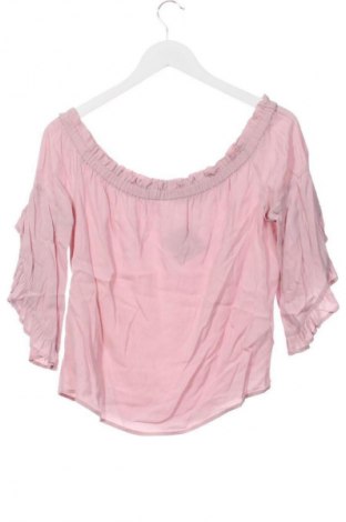 Bluză de femei Bershka, Mărime XS, Culoare Roz, Preț 7,99 Lei