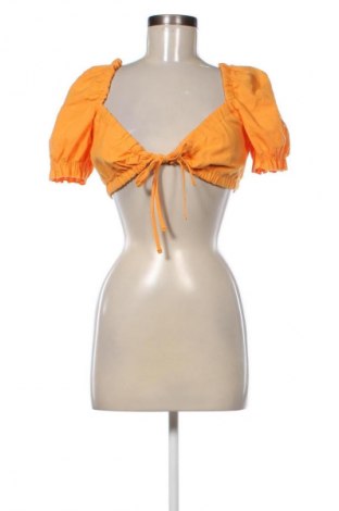 Damen Shirt Bershka, Größe S, Farbe Orange, Preis 1,99 €