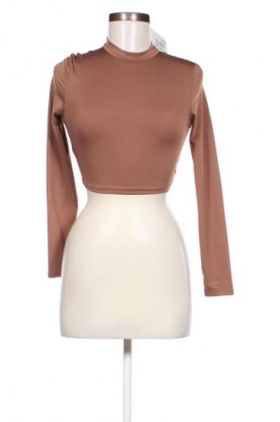 Bluzka damska SHEIN, Rozmiar XS, Kolor Brązowy, Cena 30,87 zł