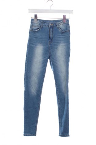 Damskie jeansy SHEIN, Rozmiar XS, Kolor Niebieski, Cena 30,99 zł