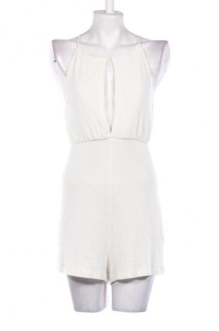 Damski krótki kombinezon Bershka, Rozmiar S, Kolor ecru, Cena 6,99 zł