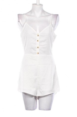 Női rövid overál H&M Divided, Méret M, Szín Fehér, Ár 4 306 Ft