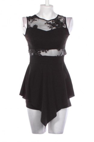 Дамски къс гащеризон Unbranded, Размер S, Цвят Черен, Цена 5,62 €