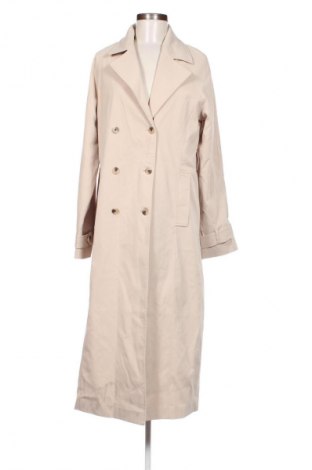 Trench de femei Pieces, Mărime M, Culoare Bej, Preț 302,99 Lei, #132784368