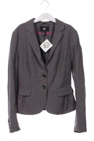 Damen Blazer H&M, Größe XS, Farbe Grau, Preis 4,99 €