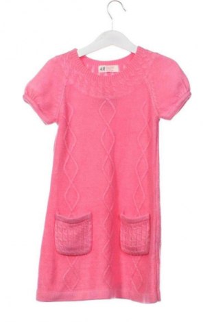 Kinderkleid H&M, Größe 6-7y/ 122-128 cm, Farbe Rosa, Preis 7,81 €