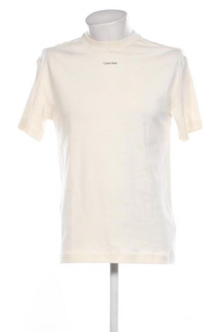 Męski T-shirt Calvin Klein, Rozmiar S, Kolor ecru, Cena 181,99 zł, #132788650