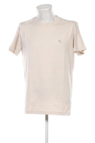 Férfi póló Calvin Klein Jeans, Méret XL, Szín Bézs, Ár 10 309 Ft