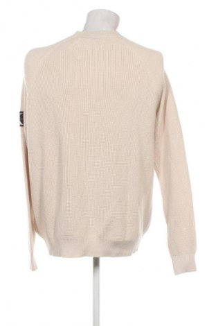 Herrenpullover Calvin Klein Jeans, Größe XL, Farbe Beige, Preis € 41,99