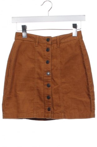 Пола Stradivarius, Размер XS, Цвят Жълт, Цена 4,09 €