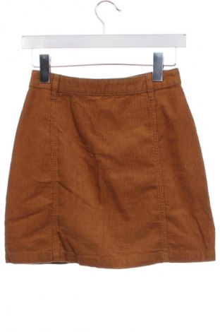 Пола Stradivarius, Размер XS, Цвят Жълт, Цена 4,09 €