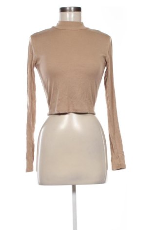 Bluzka damska Bershka, Rozmiar S, Kolor Beżowy, Cena 25,40 zł, #137409116