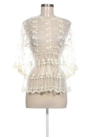Bluzka damska Zara, Rozmiar S, Kolor ecru, Cena 42,75 zł, #137411462