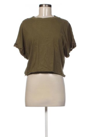 Дамска блуза Bershka, Размер S, Цвят Зелен, Цена 6,29 €, #137417020