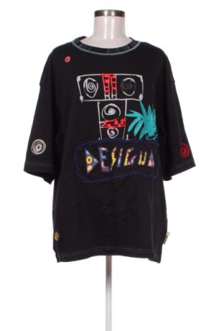 Bluzka damska Desigual, Rozmiar XL, Kolor Czarny, Cena 163,73 zł, #137418361