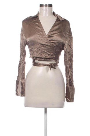 Bluzka damska Gina Tricot, Rozmiar XS, Kolor Brązowy, Cena 26,00 zł, #137430115