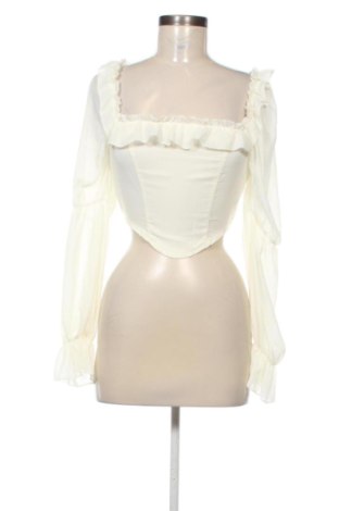 Bluză de femei SHEIN, Mărime S, Culoare Ecru, Preț 33,00 Lei, #137431286