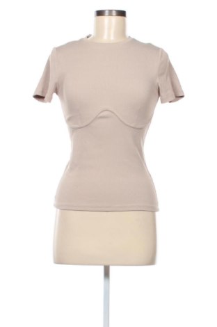 Damen Shirt Gina Tricot, Größe M, Farbe Beige, Preis 6,00 €, #137418917