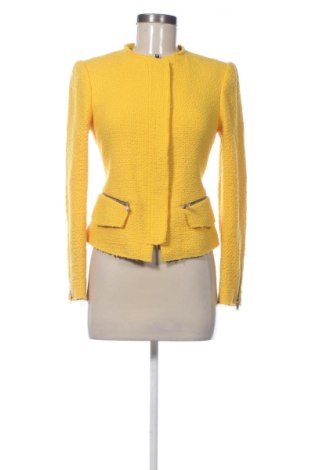 Дамска жилетка Zara, Размер S, Цвят Жълт, Цена 15,33 €, #137410442