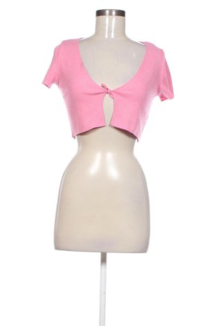 Cardigan de damă Bershka, Mărime M, Culoare Roz, Preț 31,49 Lei, #137435226