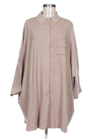Damen Strickjacke Moewy, Größe 5XL, Farbe Beige, Preis 13,00 €, #137434874