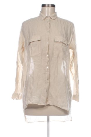 Cămașă de femei Zara, Mărime XL, Culoare Ecru, Preț 103,99 Lei, #137356865