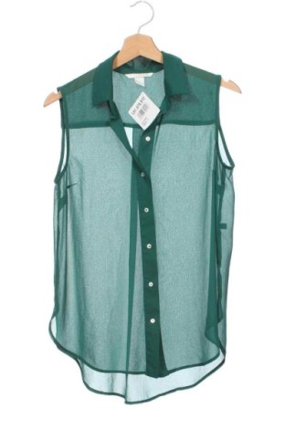Damenbluse H&M, Größe XS, Farbe Grün, Preis 6,00 €, #137379912