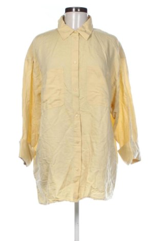 Дамска риза H&M, Размер L, Цвят Жълт, Цена 16,00 €, #137407399
