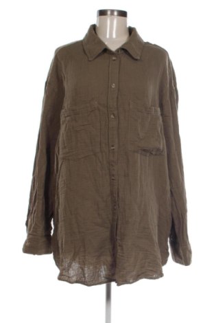 Cămașă de femei H&M, Mărime XXL, Culoare Verde, Preț 83,99 Lei, #137432326