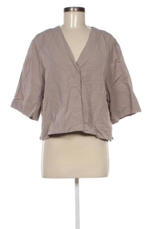 Cămașă de femei Massimo Dutti, Mărime L, Culoare Bej, Preț 148,21 Lei, #137444619