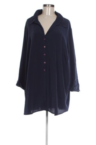 Дамска риза Unbranded, Размер XXL, Цвят Син, Цена 19,00 €, #137445238