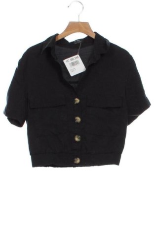 Cămașă de femei Bershka, Mărime XS, Culoare Negru, Preț 36,95 Lei, #137395249