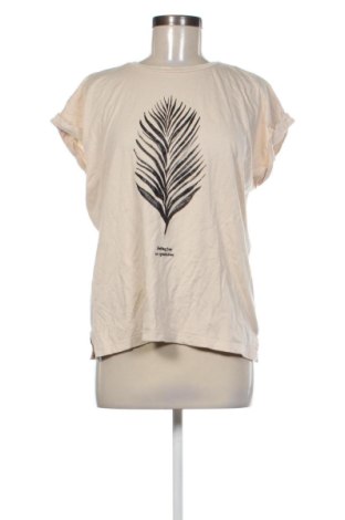 Damski T-shirt Mango, Rozmiar M, Kolor Beżowy, Cena 90,51 zł, #137406739