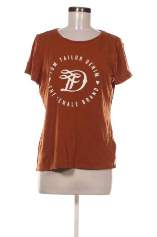 Damski T-shirt Tom Tailor, Rozmiar XL, Kolor Pomarańczowy, Cena 50,80 zł, #137410153