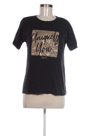 Damen T-Shirt Liu Jo, Größe M, Farbe Schwarz, Preis 31,24 €, #137412665