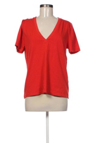 Дамска тениска Zara, Размер M, Цвят Червен, Цена 10,10 €, #137418969