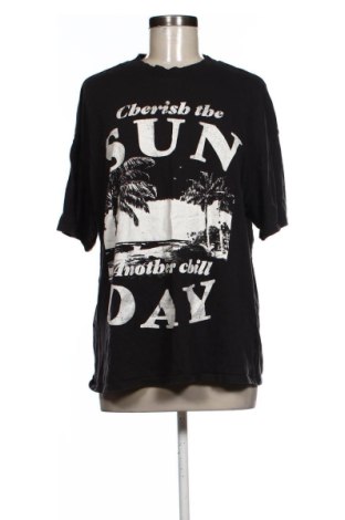 Damski T-shirt H&M, Rozmiar XL, Kolor Czarny, Cena 38,10 zł, #137419502