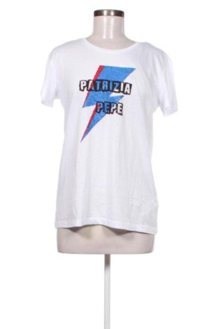 Damski T-shirt Patrizia Pepe, Rozmiar L, Kolor Biały, Cena 279,41 zł, #137419935