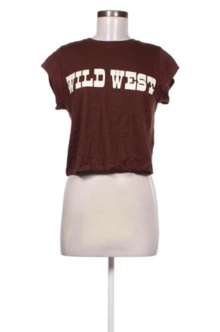 Damski T-shirt H&M, Rozmiar L, Kolor Brązowy, Cena 60,61 zł, #137421171