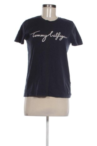 Damski T-shirt Tommy Hilfiger, Rozmiar S, Kolor Niebieski, Cena 97,37 zł, #137428465