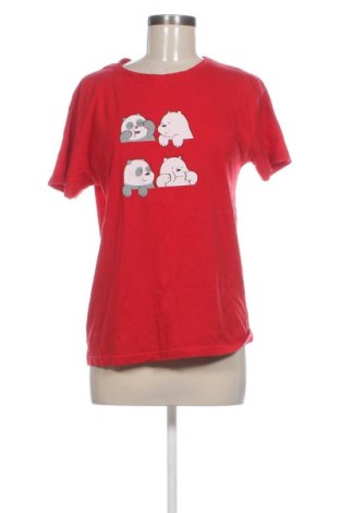 Damski T-shirt Unbranded, Rozmiar L, Kolor Czerwony, Cena 33,87 zł, #137431593