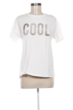 Γυναικείο t-shirt J&H Fashion, Μέγεθος L, Χρώμα Λευκό, Τιμή 11,00 €, #137436161