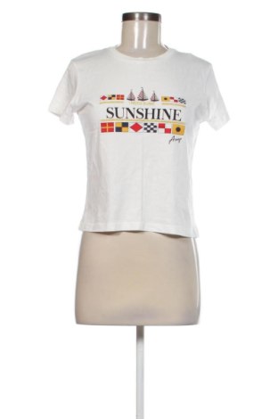 Damski T-shirt Bershka, Rozmiar M, Kolor Kolorowy, Cena 33,87 zł, #137452618
